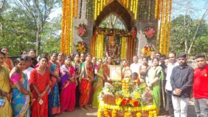 अखिल भारतीय मराठा सेवा संघ प्रणित ताराराणी ब्रिगेड महाराष्ट्र यांसकडून सौ. माधवीताई नरेश जोशी यांना जिजाऊ पुरस्कार प्रदान