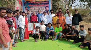 युवा क्रिकेट क्लब व्येंकटरावपेठा तर्फ भव्य टेनिस बाल क्रिकेट सामन्याचे उदघाटन