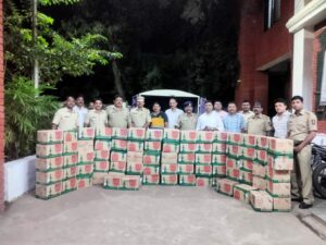 बल्लारपूर ठाणेदार आसिफराजा ऍक्शन मोडवर नऊ लाखाच्या अवैध दारू साठा जप्त