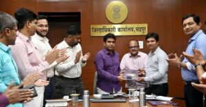 चंद्रपुरात "इंडस्ट्रियल एक्सपो बिजनेस अँड इन्व्हेस्टमेंट कॉनक्लेव्ह"चे होणार आयोजन जिल्हाधिकाऱ्यांनी घेतला आयोजनाबाबत आढावा