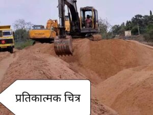 वरोरा येथे रेती साठ्यावर एसडीपीओंचा छापा • जप्त रेती साठा देखरेखीखाली