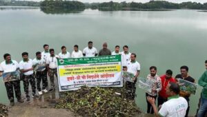 🟢इको प्रो | रामाळा तलाव, चंद्रपूर🏝️ रामाळा तलाव संवर्धनासाठी 9.3 कोटी रुपयांचा निधी मंजूर • एसटीपी आणि रिटेनिंग वॉल बांधकामासाठी 9.3 करोड • इको-प्रोने मानले जिल्हाधिकार्‍यांचे आभार