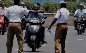 अबब ! गाडी कुणाची आणि चालन कुणाला हाईवे ट्राफिक पोलिसांचे अनागोदी अजब भोगड़ कारभार