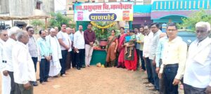 स्वर्गीय प्रभुदास वि.नन्नेवार यांच्या स्मृती पाणपोई चे उदघाटन