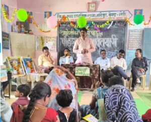 मौजा मांडेसर येथे शाळेतील पहिले पाऊल व शाळा पूर्व तयारी मेळावा संपन्न ! मांडेसर येथील जिल्हा परिषद उच्च प्राथमिक शाळेत अभिनव उपक्रम ! मातृभाषेतून शिक्षण ही काळाची गरज - भवन लिल्हारे ( अध्यक्ष शा.व्य. समिती मांडेसर )