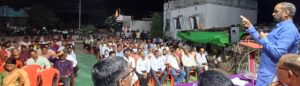 ओबीसी व अन्य प्रकल्पग्रस्तांना न्याय दिल्याखेरीज स्वस्थ बसणार नाही - हंसराज अहीर • ओरोविंदो कोळसा खाण प्रकरणी पानवडाळा येथील महापंचायतमध्ये हंसराज अहिर कडाडले