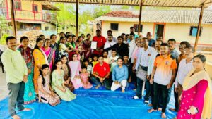 महाड तालुक्यातील झांजेकोंड गावाला सलग दुसऱ्या वर्षी स्वदेस फाउंडेशन मार्फत मिळाला स्वप्नातील गावाचा दर्जा