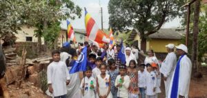 चांदोरे बौद्धवाडी येथे भगवान गौतम बुद्ध व डॉ. बाबासाहेब आंबेडकर यांचा संयुक्त जयंती उत्सव संपन्न.