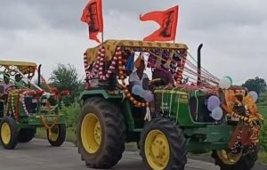 चिचाळा येथे ट्रॅक्टर पोळ्याचे आयोजन