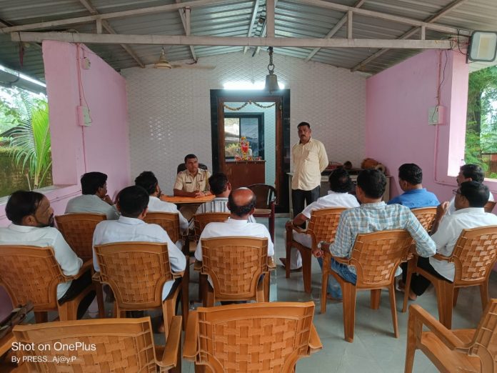 आचारसंहितेचे काटेकोरपणे पालन करण्याचे कोलाड पोलीस ठाणे सहाय्यक पो.निरीक्षक नितीन मोहिते यांचे आव्हान...