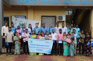 पोस्को महाराष्ट्र स्टील तर्फे ‘बेटी बचाओ, बेटी पढाओ’ उपक्रम, लाभारर्थी संख्येची शंभरी कडे वाटचाल...