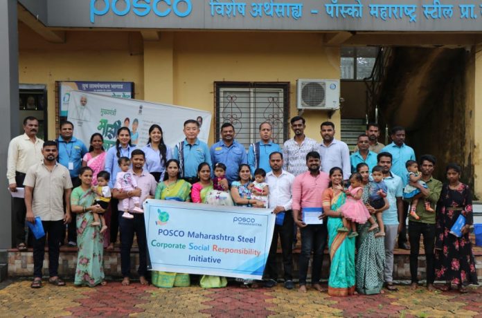 पोस्को महाराष्ट्र स्टील तर्फे ‘बेटी बचाओ, बेटी पढाओ’ उपक्रम, लाभारर्थी संख्येची शंभरी कडे वाटचाल...