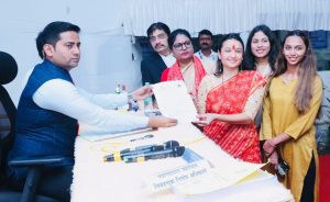 शेकापच्या चित्रलेखा पाटील यांचा उमेदवारी अर्ज दाखल