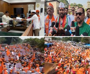 महाविकास आघाडीचे उमेदवार नितीन सावंत यांचा नामनिर्देशन अर्ज दाखल व शक्ती प्रदर्शन