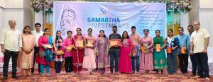 समर्थ इन्व्हेस्टमेंट्स आयोजित रांगोळी स्पर्धेत रंगले अवघे अलिबाग
