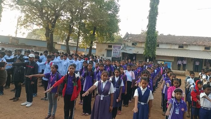 सर्वोदय कन्या विद्यालयात बालविवाह विरोधी शपथ.*