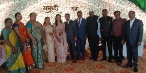 अरविंद पाशिलकर यांची कन्या डॉ. समृद्धी हिचा विवाह संपन्न