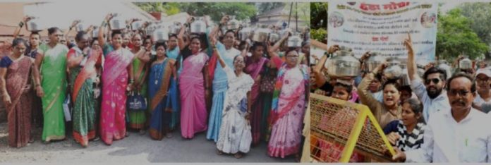 खारेपाठ मधील मानकुळेतील पाणीप्रश्‍न पेटला