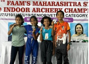 रायगडच्या धनुर्धरांची अचूक नेमबाजी