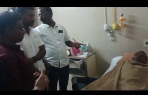संगम स्टील कंपनीतील ( सिद्धबली ) अपघातग्रस्त कामगारांची काँग्रेस नेत्यांनी घेतली भेट