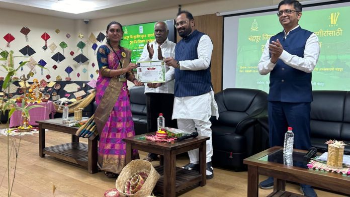 बांबू कारागिरांना अम्माच्या नावाने कौशल्य पारितोषिक पुरस्कार देणार - आ किशोर जोरगेवार