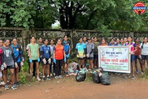 राष्ट्रपिता महात्मा गांधी जयंती निमित्त जिल्हा क्रीडा संकुल नेहुली येथे स्वच्छता मोहीम संपन्न......