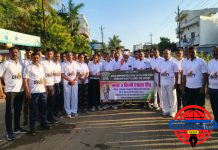सरदार वल्लभभाई पटेल यांच्या जयंतीनिमित्त कळंब शहर पोलीस स्टेशनच्या वतीने भव्य एकता दौड