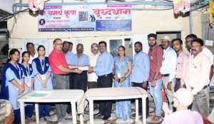 सहयोग पतसंस्थेच्या कर्मचारी वर्गाचा रौप्यमहोत्सवी वर्षानिमित्त सेवाभावी उपक्रम