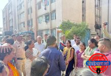 चुंचाळे शिवारातील घरकुल विभागातील नागरिकांचा संताप उसळला