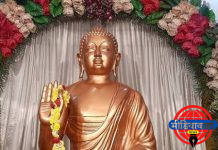बुद्ध विहारातून मूर्ती चोरणाऱ्या केली अटक .